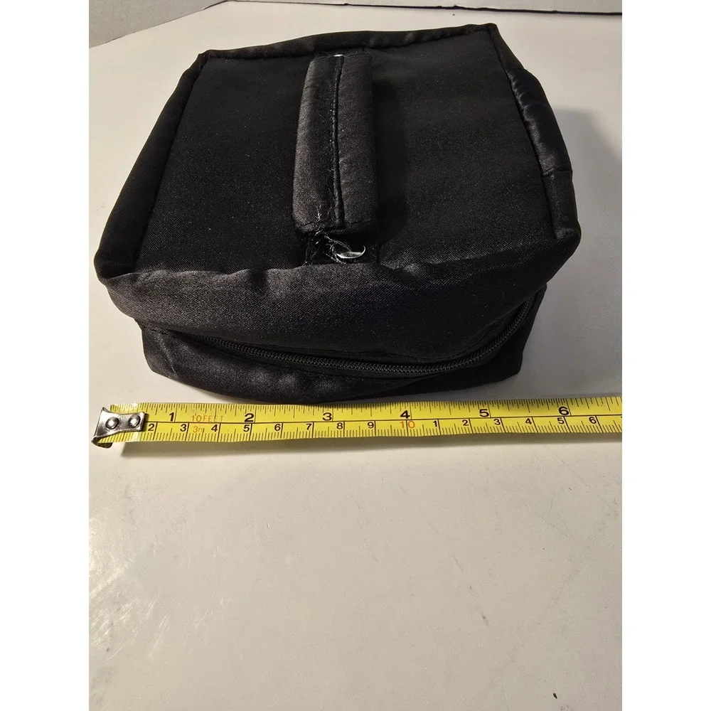 Jewelry Pouch Travel 6 Pockets Zippers Loepard Organizer‎ Handle Slick /0416